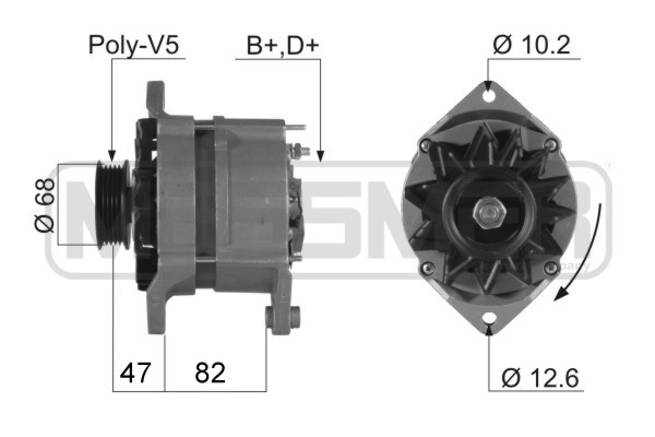 Generator / Alternator 210240R ERA