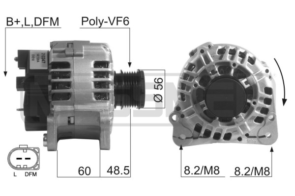 Generator / Alternator 210247 ERA