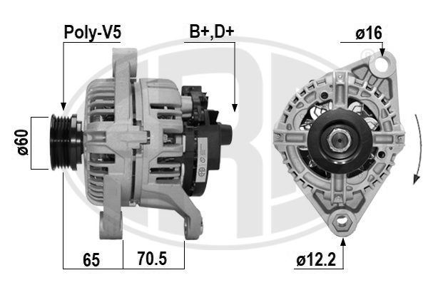 Generator / Alternator 210254 ERA