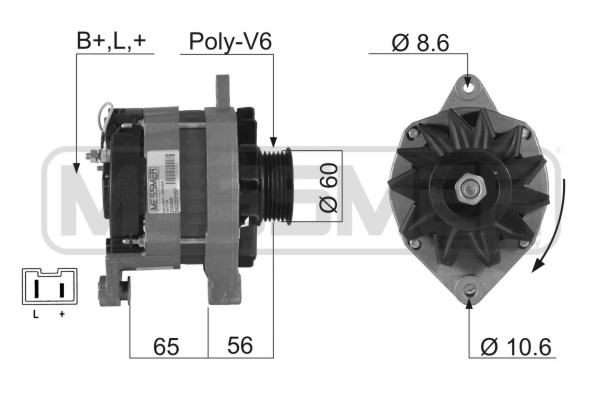 Generator / Alternator 210258R ERA
