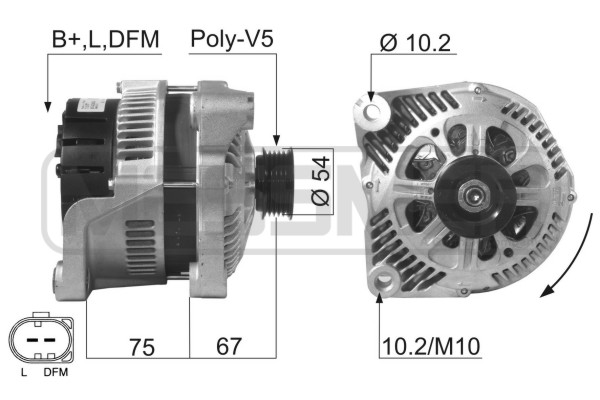 Generator / Alternator 210260 ERA