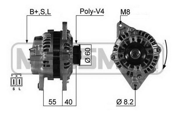 Generator / Alternator 210282 ERA