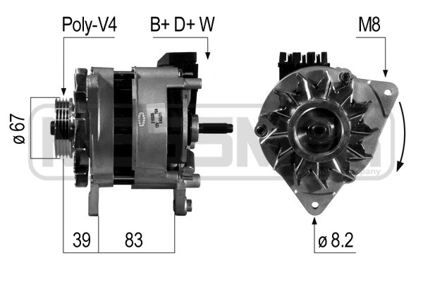 Generator / Alternator 210335A ERA