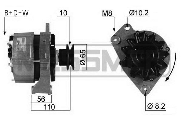 Generator / Alternator 210339R ERA