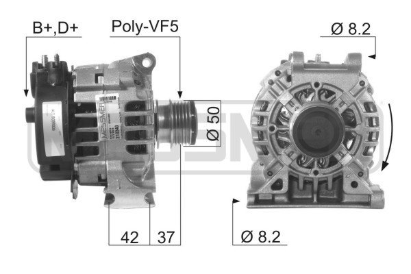 Generator / Alternator 210340 ERA