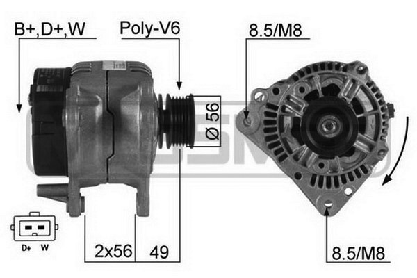 Generator / Alternator 210350 ERA