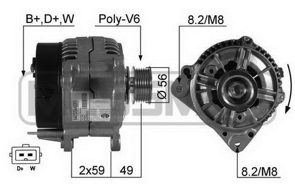 Generator / Alternator 210351R ERA