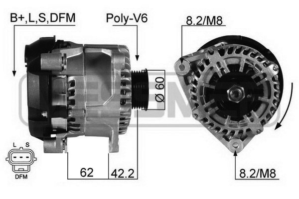 Generator / Alternator 210365 ERA