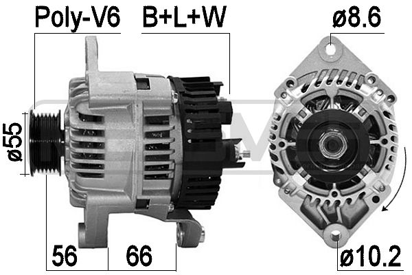 Generator / Alternator 210368 ERA
