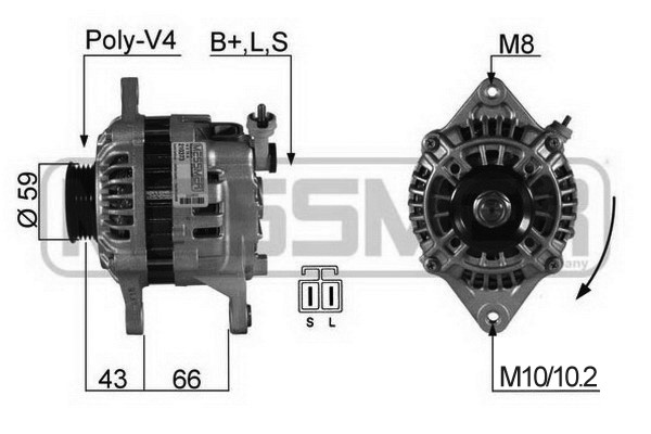 Generator / Alternator 210373 ERA