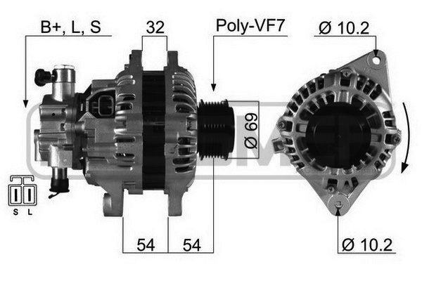 Generator / Alternator 210381 ERA