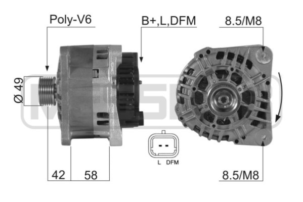 Generator / Alternator 210390 ERA