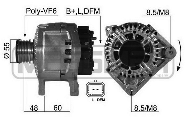 Generator / Alternator 210394 ERA