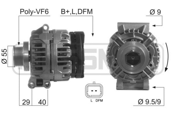 Generator / Alternator 210397R ERA
