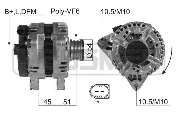 Generator / alternator 210427 ERA