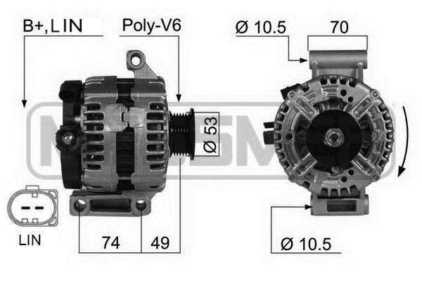 Generator / alternator 210429 ERA