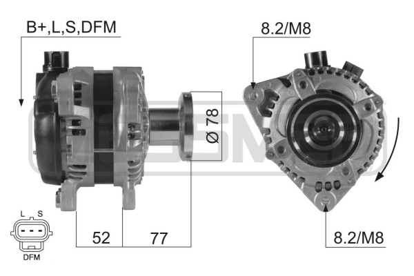 Generator / Alternator 210431 ERA
