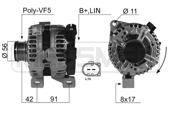 Generator / alternator 210440 ERA