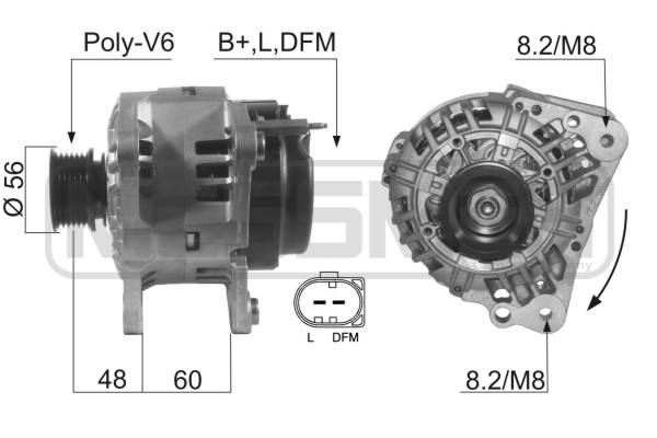 Generator / Alternator 210447 ERA