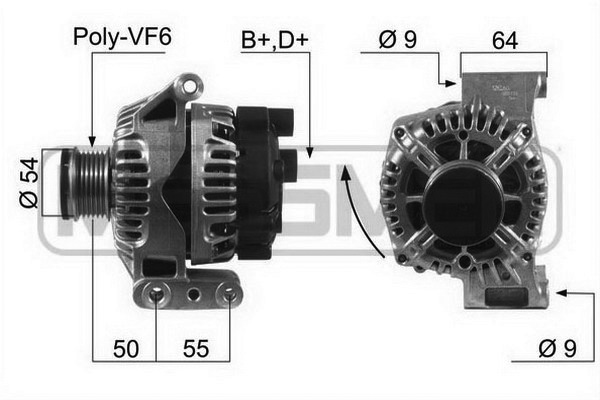 Generator / Alternator 210451 ERA