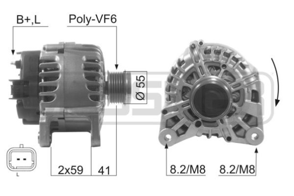 Generator / Alternator 210467 ERA