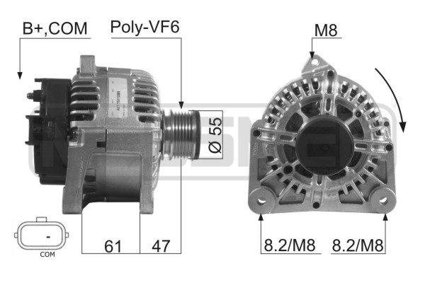 Generator / Alternator 210477 ERA