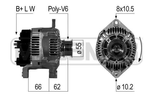 Generator / Alternator 210478 ERA