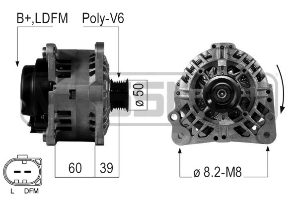 Generator / Alternator 210481 ERA