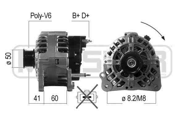 Generator / alternator 210488A ERA