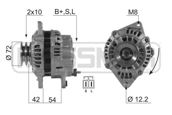 Generator / Alternator 210491 ERA