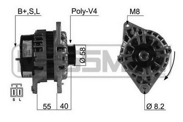 Generator / Alternator 210492A ERA