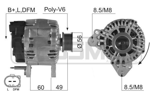 Generator / Alternator 210496 ERA
