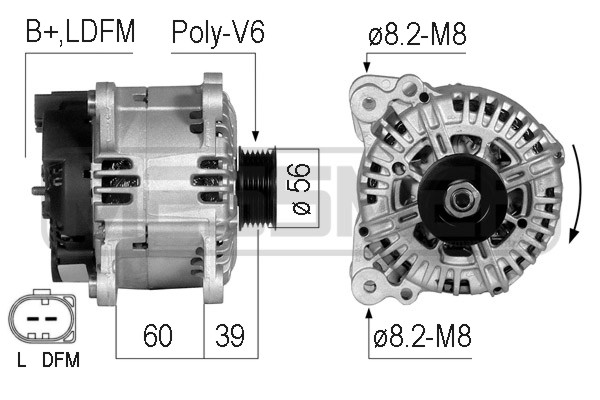 Generator / alternator 210502 ERA