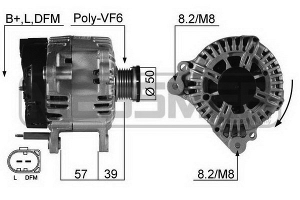Generator / alternator 210504 ERA