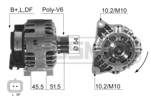 Generator / Alternator 210508 ERA