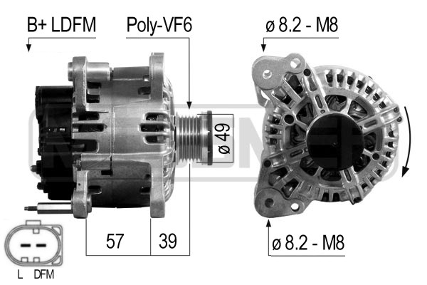 Generator / alternator 210512 ERA