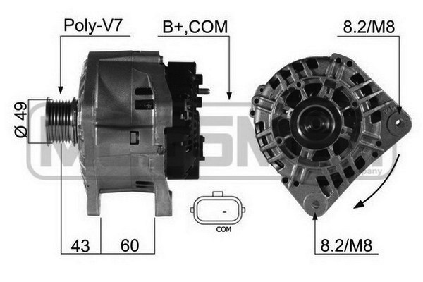 Generator / Alternator 210513 ERA