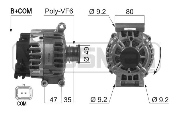Generator / alternator 210519 ERA