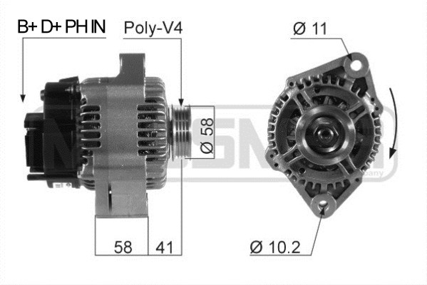 Generator / Alternator 210529A ERA