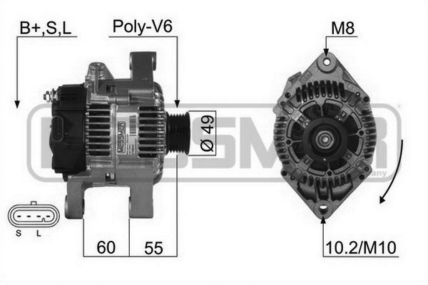 Generator / Alternator 210540R ERA