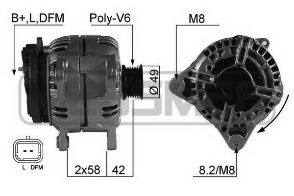 Generator / Alternator 210567 ERA