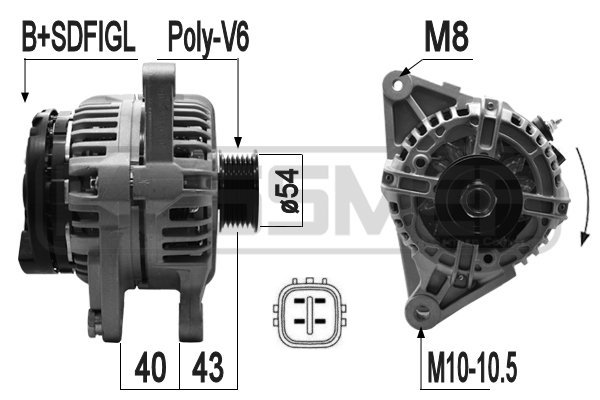 Generator / Alternator 210569A ERA