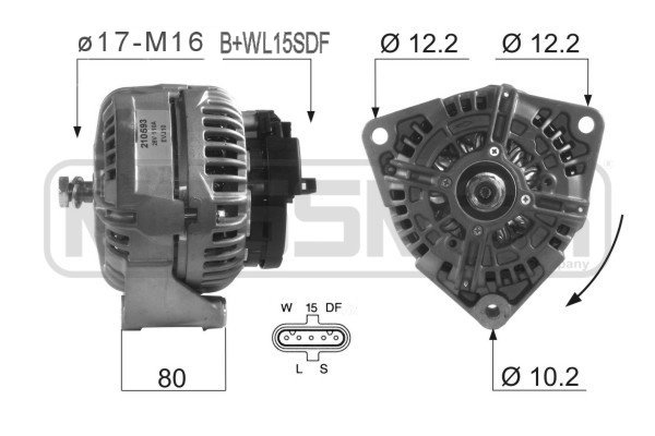 Generator / Alternator 210593 ERA