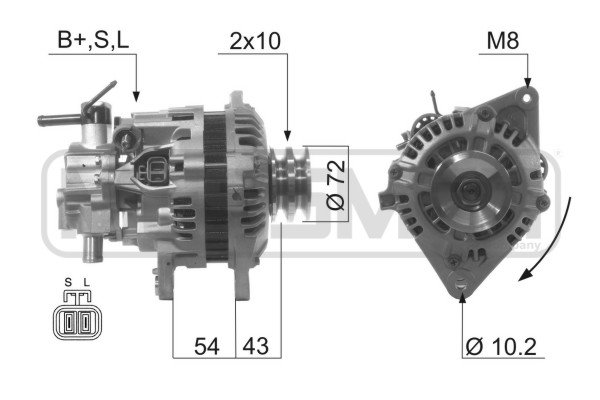 Generator / Alternator 210595A ERA