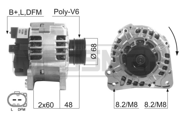 Generator / Alternator 210605 ERA