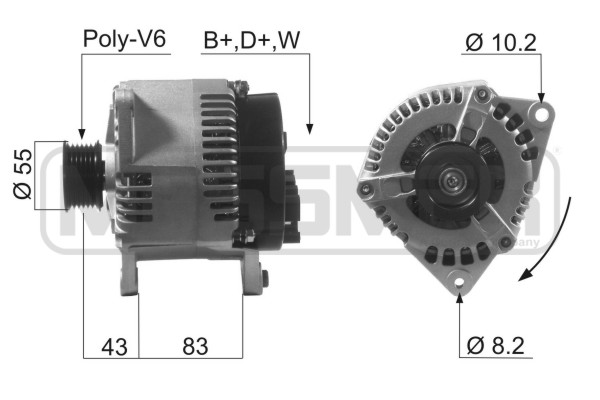 Generator / Alternator 210616A ERA
