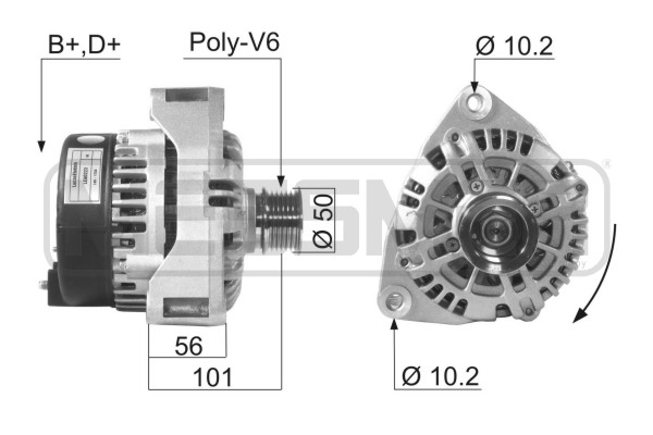 Generator / Alternator 210617A ERA