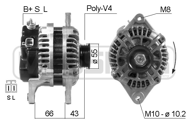 Generator / Alternator 210658 ERA