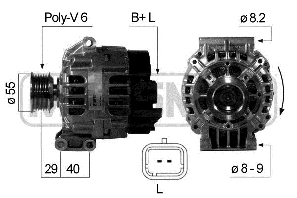 Generator / Alternator 210670 ERA