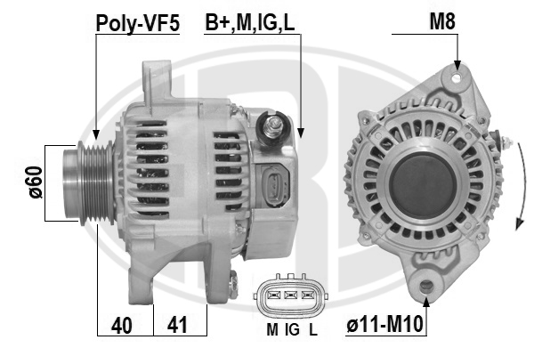 Generator / Alternator 210677 ERA